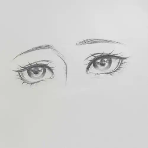 手绘眼睛教程