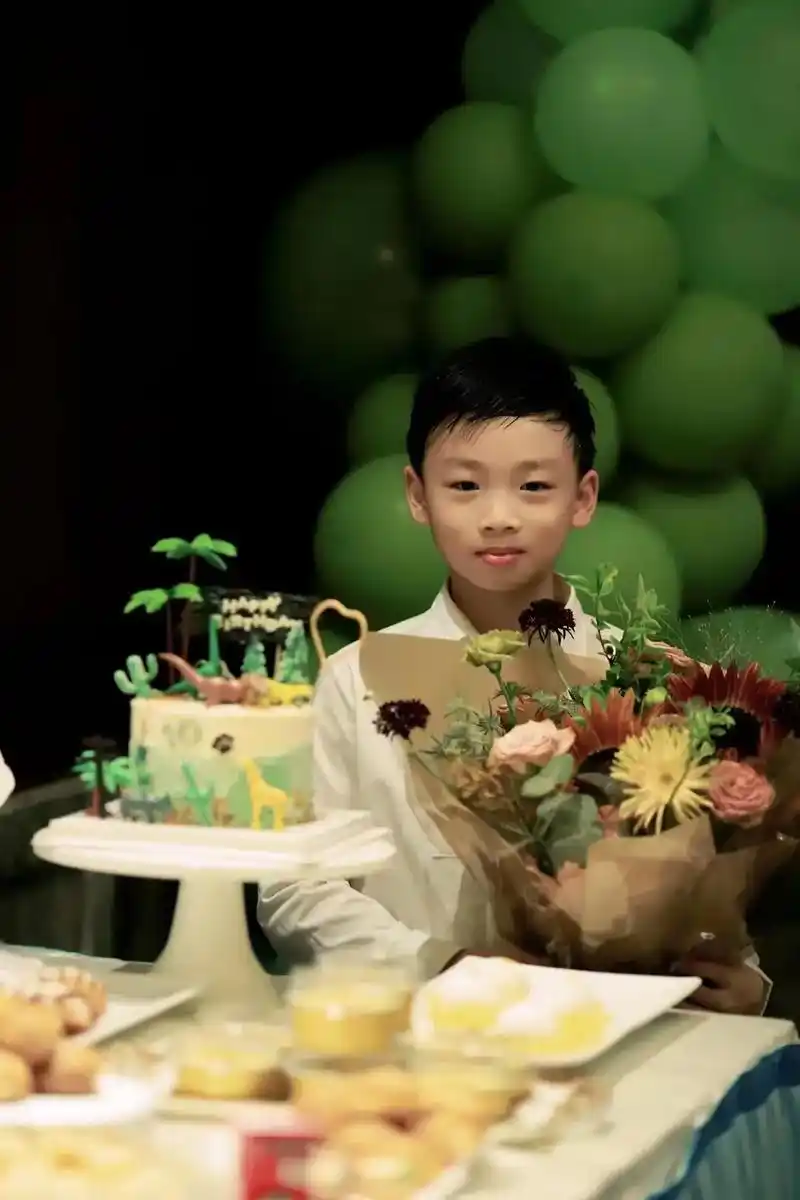 男孩96十岁生日现场氛围  78  客片.我的9610岁98了 - 抖音