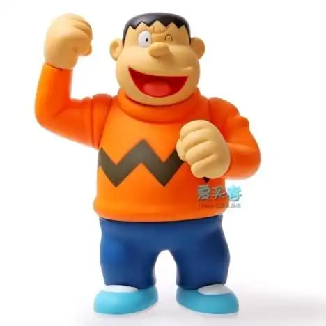 i mark/哆啦a梦机器猫 握拳款胖虎 搪胶公仔 盒装精致版