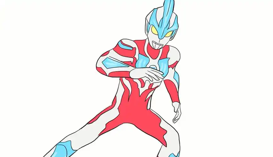 帅气十足的银河奥特曼儿童卡通简笔画-母婴亲子视频-搜狐视频