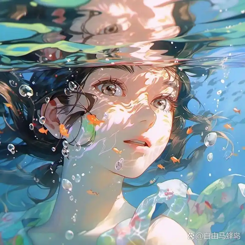 让我们为你奉上最新热门的水中女孩头像,让你的社交资料页与众不同!
