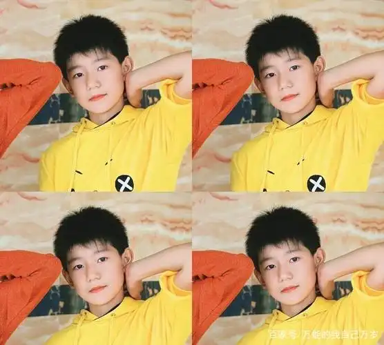 tfboys-王源小时候之间的差异太大了