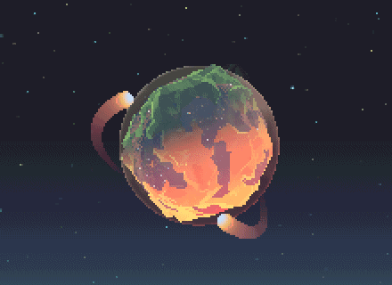 星球gif旋转gif星空gif