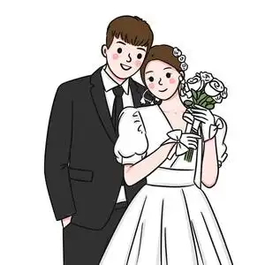 tb479824200淘宝情侣头像动漫卡通 婚纱西装照 结婚写真手绘动漫