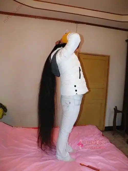 6米超长大辫 剪发_中国长发