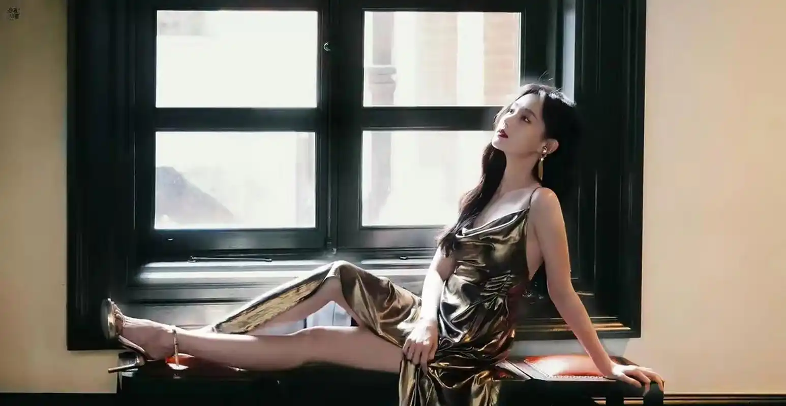 李一桐金色闪光开衩裙 秀美腿太迷人了  #爆款练习生# #娱乐八卦#