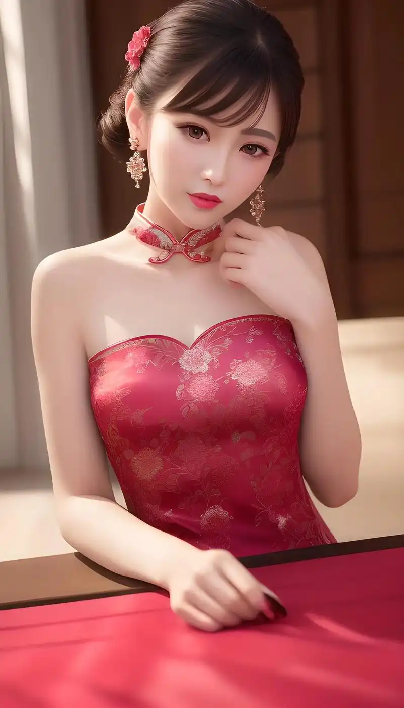 二次元美图壁纸大全 #旗袍美人 #国风古韵 #旗袍秀一秀女 - 抖音