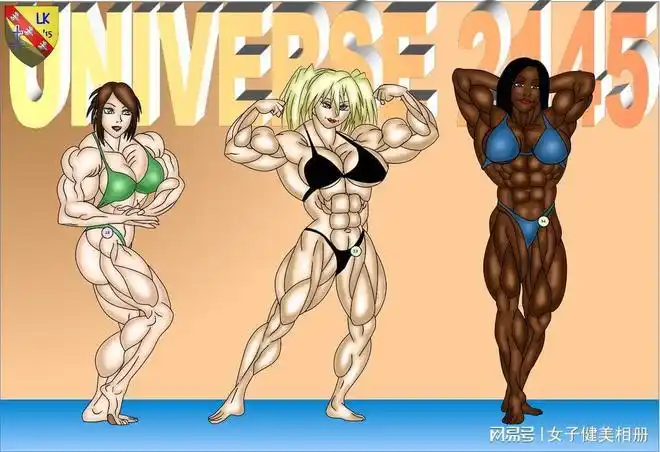 非常离谱的肌肉女漫画!离谱到家了!图个欢乐吧!_网易订阅