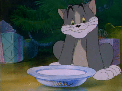 直到杰瑞恢复健康,汤姆才放心喝牛奶.