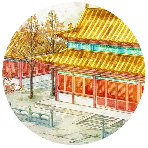 皇宫|插画|商业插画|风一伊 - 原创作品 - 站酷 (zcool)