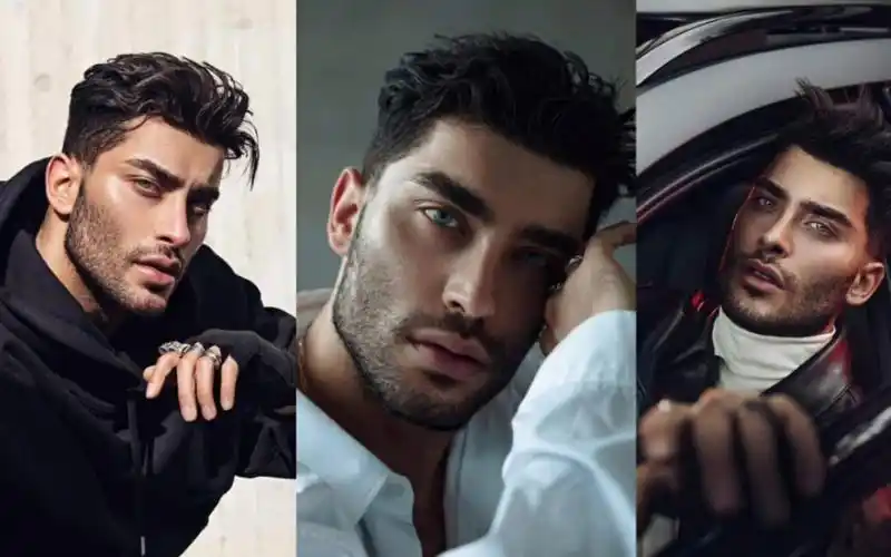 德国优质艺术家男模toni mahfud 瞬间帅照,很英气的帅,帅的很高级