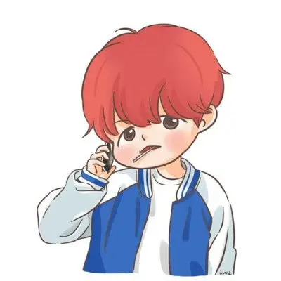 边伯贤q版 边伯贤头像 手绘图 边伯贤漫画 插画 exo手绘图