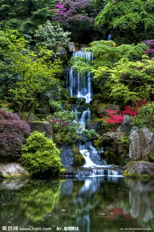 瀑布摄影图__山水风景_自然景观_摄影图库_昵图网nipic.com