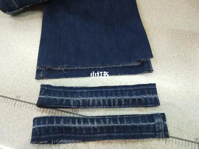 自学裁剪‖牛仔裤原边制作_牛仔裤_diy手工制作_兴趣爱好_手工