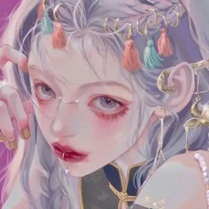 手绘头像女生唯美冷傲,高清好看的手绘头像女生高冷霸气图片_女生动漫