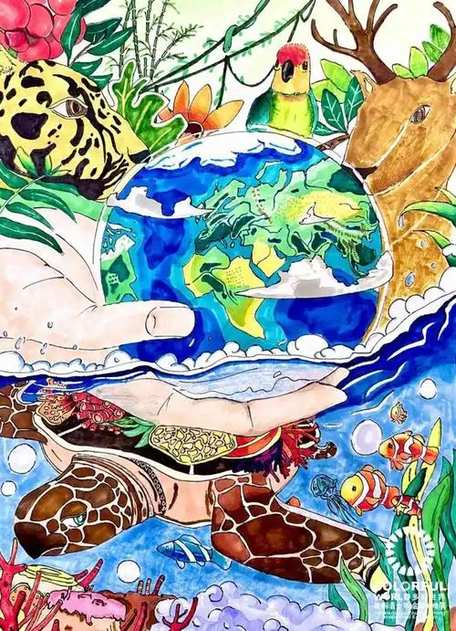 "多彩世界"国际青少年绘画邀请展经过专家评审和组委会终审,评选出