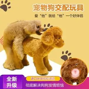仿真泰迪公狗交配发声玩具耐咬毛绒发情期用品宠物狗狗性发泄