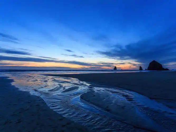 描述: 日落俄勒冈州海滩-风光高清壁纸 当前壁纸尺寸: 1920 x 1440