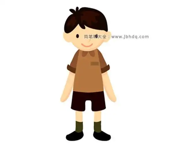 小学生男生人物简笔画
