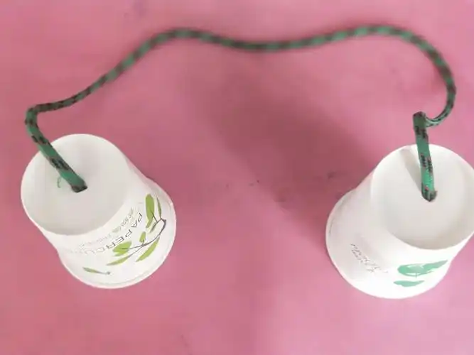 其它 一年级七班尹雅茹科学小制作--传声筒 写美篇传声筒亦称"传话筒"