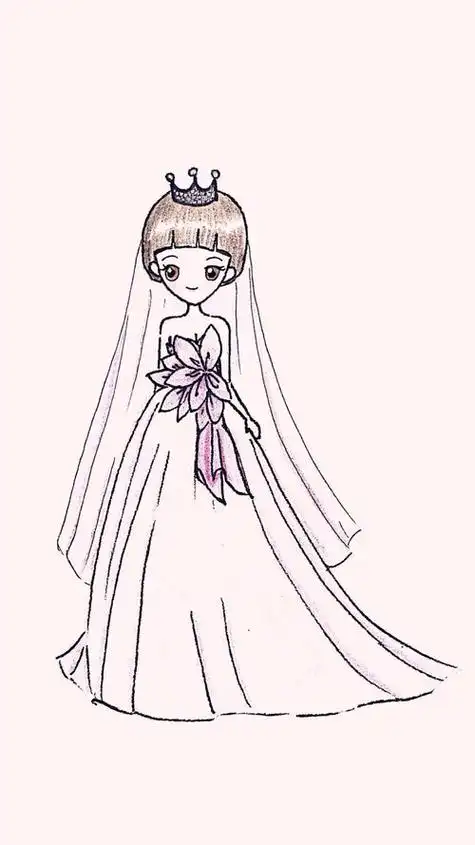 女王的简笔画女王的简笔画怎么画