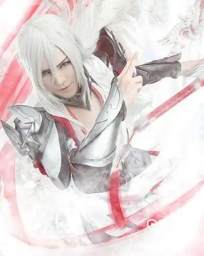 女扮男装王者荣耀李白凤求凰cos照片写真 仙气十足15p