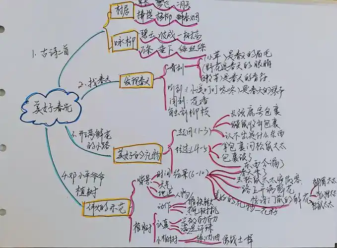 让思维可视化——记思维导图作品展示 - 美篇