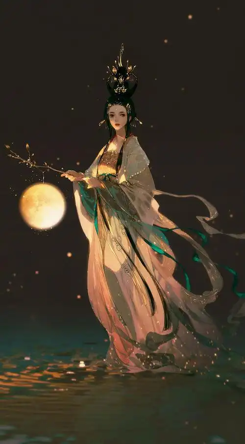 古风美人全身插画绘制 - 米画师