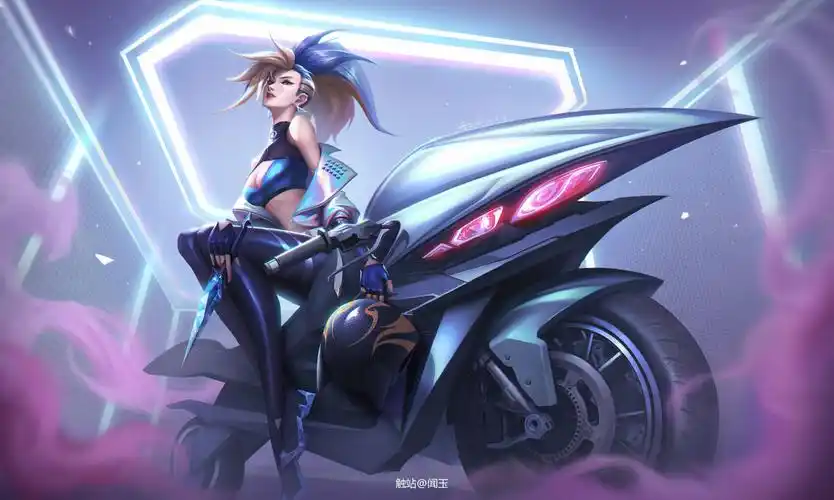 kda-阿卡丽插画图片壁纸