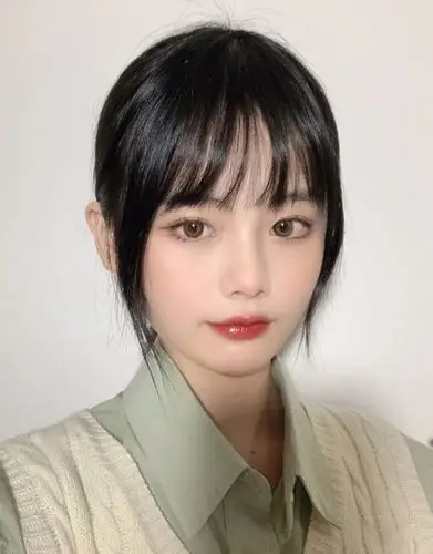 空气刘海假发女网红法式圆脸假头帘自然无痕隐形发际线假发补发块 你