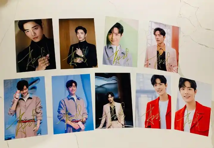 肖战王一博拍立得亲笔签名免费送-拾壹芊怜