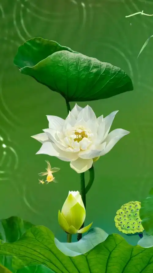 来生愿做一朵莲静静盛开了佛前随遇而安宁静致远荷花治愈