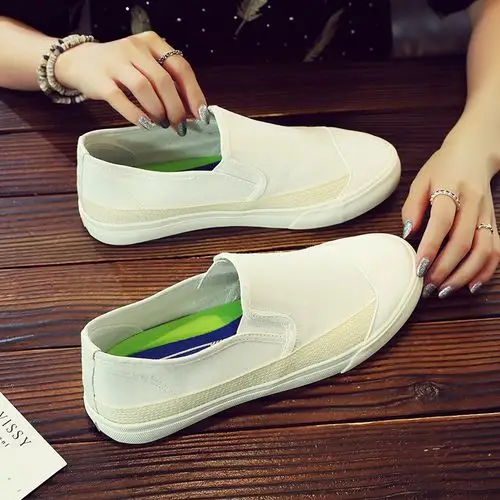 热销一带白布鞋