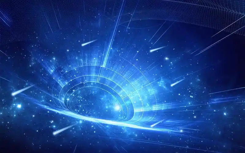 科技感商务大气未来智能年会ppt海报背景