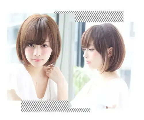 这些短发&波波头是好看的小颜发型