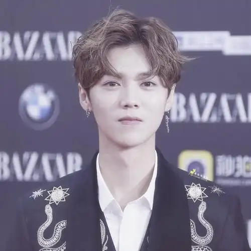 鹿晗头像兮涵87自截自调