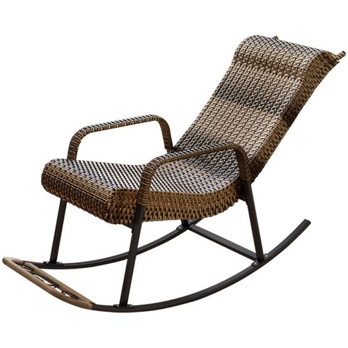 躺椅阳台睡觉藤椅老人冬夏两用摇摇摇椅大人摇椅