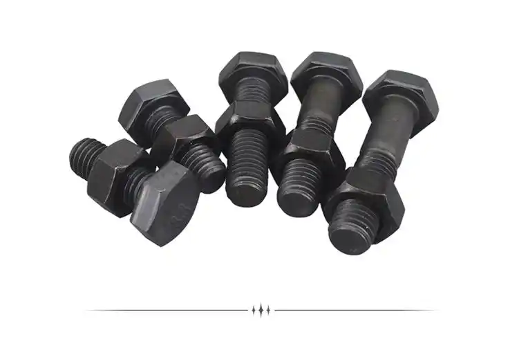 8级外六角螺丝螺母套装/发黑六角头螺栓加长螺杆螺母组合m6m8