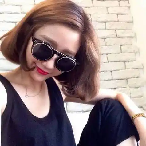 girlface短发女生头像