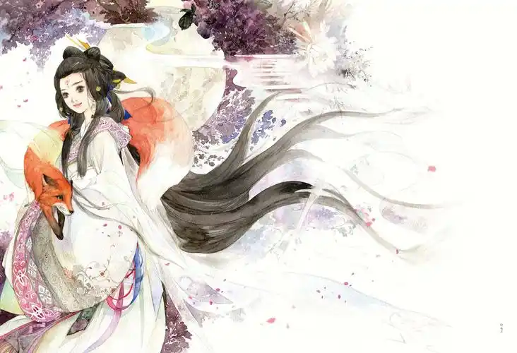 正版 锦瑟 手绘水墨插画集 呀呀 古风画集临摹画册 天闻角川绘本 《唯