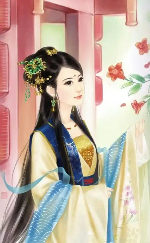 手绘古装美人