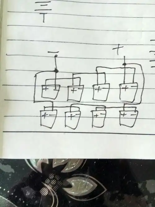 电瓶车电池组4个12v20a坏了,如何用多个12v12a的代替