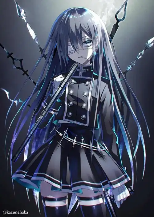 动漫 二次元 插画 冷色系 蓝色系 高冷 - 堆糖,美图壁纸兴趣社区