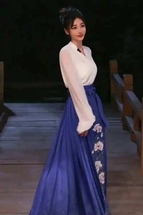 而柳岩身上的半透雪纺衬衣,则更显优雅知性.