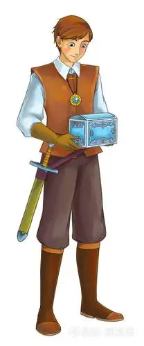 卡通人物-贵族-王子-儿童插画