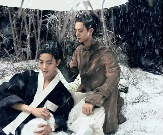 肖战王一博古装大片再度合体,冷艳温柔吸人眼球_cp