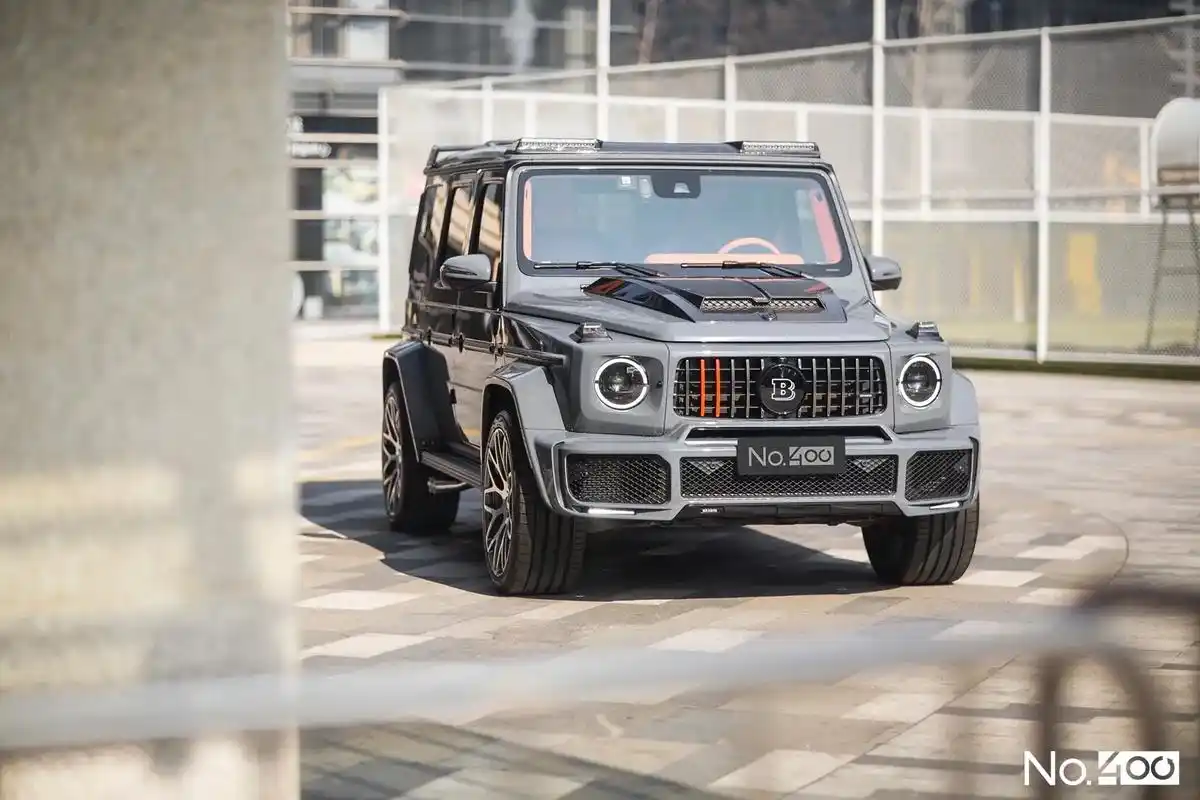 奔驰大g巴博斯.奔驰g500,外观全套巴博斯,内饰选择爱马仕 - 抖音