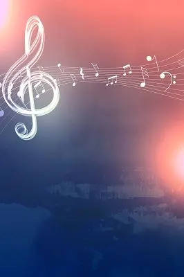 大气奢华音符音谱音乐会矢量背景