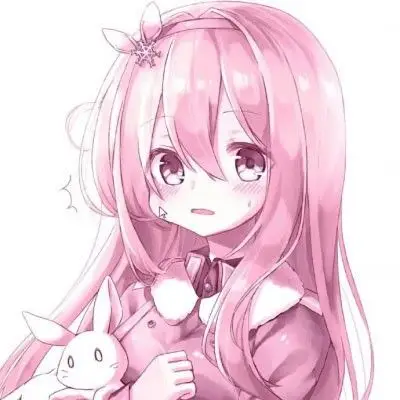 二次元超甜粉色系头像