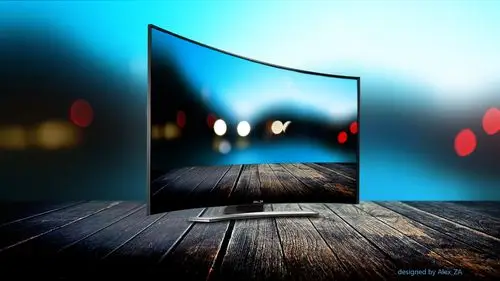 ps原创自创4k曲屏电视